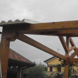 Realizzazione tettoie e verande in legno Padova Monselice
